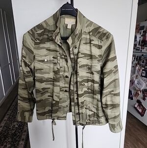 Caslon Olive Camouflage Utility Jacket